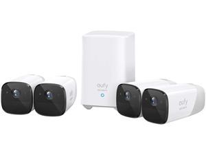eufy Security, eufyCam 2 Wireless Home Security Camera System, 365-Day Battery Life, HomeKit Compatibility, HD 1080p, IP67 Weatherproof, Night Vision, 4-Cam Kit, No Monthly Fee