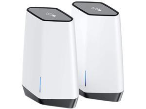 NETGEAR Orbi Pro WiFi 6 Tri-band Mesh System (SXK80) | Router with 1 Satellite Extender for Business or Home | Coverage up to 6,000 sq. ft. and 60+ Devices | AX6000 802.11 AX (up to 6Gbps)