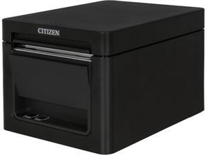 Citizen CT-E351 Compact Thermal POS Printer, Front Exit, Serial, USB, Black - CT-E351RSU-BK