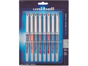 uni-ball Pen,Ub Visn Needle,8,Ast 1734916