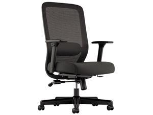 Basyx VL721 Series Mesh Executive Chair Mesh Back 100% Polyester Seat Black
