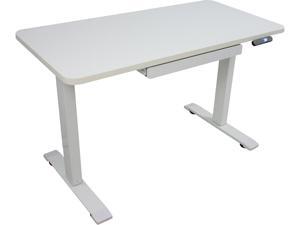 Motionwise SDG48W Electric Height Adjustable Desk, Home Office Style, 24" x 48", Snow White Motionwise SDG48W Electric Height Adjustable Desk, Home Office Style, 24" x 48", Snow White