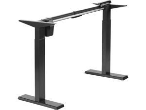 VIVO Black Electric Single Motor Stand Up Height Adjustable Desk Frame VIVO Black Electric Single Motor Stand Up Height Adjustable Desk Frame