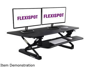FlexiSpot Standing Desk Riser Height Adjustable Computer Laptop Converter 47" Width Platform with Removable Keyboard Tray FlexiSpot Standing Desk Riser Height Adjustable Computer Laptop Converter 47" Width Platform with Removable Keyboard Tray