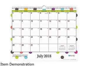 Blue Sky Teacher Dots Academic Year Wall Calendar 15 x 12 Asst Color Dots Blue Sky Teacher Dots Academic Year Wall Calendar 15 x 12 Asst Color Dots