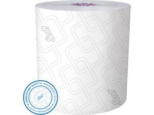 Scott Essential High Capacity Hard Roll Paper Towels (02001) with Absorbency Pockets, Fast Change with Scott Essential Dispenser, Unperforated, White, 950' / Roll, 6 Rolls / Case, 5,700' / Case Scott Essential High Capacity Hard Roll Paper Towels (02001) with Absorbency Pockets, Fast Change with Scott Essential Dispenser, Unperforated, White, 950' / Roll, 6 Rolls / Case, 5,700' / Case