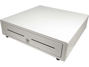 APG Vasario Series Standard Duty Cash Drawer, 16” x 16”, Dual Media Slots, USBPro HID End Node, Fixed 5X5 Till, Painted Front, All-White, Includes Cable - VB554A-AW1616 APG Vasario Series Standard Duty Cash Drawer, 16” x 16”, Dual Media Slots, USBPro HID End Node, Fixed 5X5 Till, Painted Front, All-White, Includes Cable - VB554A-AW1616