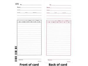 Acroprint Totalizing Payroll Recorder Time Cards Acroprint Totalizing Payroll Recorder Time Cards