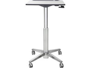 Ergotron 24-547-003 Learnfit Sit-Stand Desk - Table - Mobile - School - Rectangular - White Silver