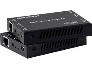 Monoprice Blackbird H.265 HDMI over IP Kit, Splitter System and Extender Up to 328 ft. (100m), 1080p, Full HD Video, Web GUI Controls Monoprice Blackbird H.265 HDMI over IP Kit, Splitter System and Extender Up to 328 ft. (100m), 1080p, Full HD Video, Web GUI Controls