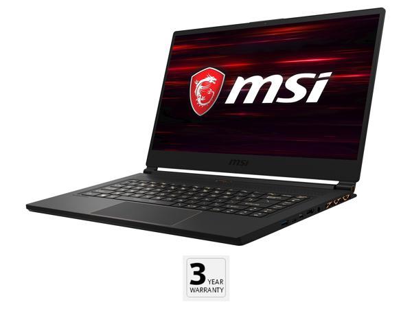MSI GS Series GS65 Stealth-838 15.6″ 240 Hz Gaming Laptop, 9th Gen Core i7, 32GB RAM, 512GB SSD