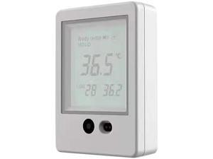 Non-Contact Digital Temperature Thermometer Wall-Mounted Infrared Forehead Thermometer with Fever Alarm Accurate Instant Reading LCD Display Self-Service Test for Office Apartment Supermarket Non-Contact Digital Temperature Thermometer Wall-Mounted Infrared Forehead Thermometer with Fever Alarm Accurate Instant Reading LCD Display Self-Service Test for Office Apartment Supermarket
