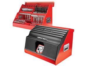 Powerbuilt 26 in. Rapid Box Portable Slant Front Toolbox - Red - 240311 Powerbuilt 26 in. Rapid Box Portable Slant Front Toolbox - Red - 240311