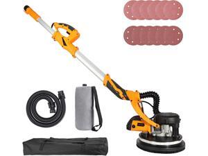 Orion Motor Tech 850W Electric Power Drywall Sander with Vacuum Dust Collector, Swivel Head Extendable Variable 5-Speed LED High Visibility Wall Grinding Machine and 12 Sanding Discs Orion Motor Tech 850W Electric Power Drywall Sander with Vacuum Dust Collector, Swivel Head Extendable Variable 5-Speed LED High Visibility Wall Grinding Machine and 12 Sanding Discs