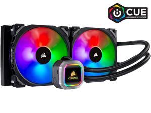 CORSAIR Hydro Series, H115i RGB PLATINUM, 280mm, 2 x ML PRO 140mm RGB PWM Fans, RGB Lighting & Fan Control w/ Software, Liquid CPU Cooler, Support: Intel 1200, 2066, AMD AM4, TR4. CORSAIR Hydro Series, H115i RGB PLATINUM, 280mm, 2 x ML PRO 140mm RGB PWM Fans, RGB Lighting & Fan Control w/ Software, Liquid CPU Cooler, Support: Intel 1200, 2066, AMD AM4, TR4.