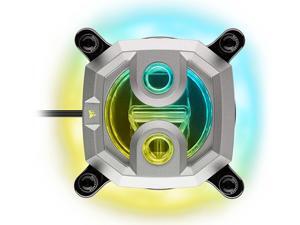 Corsair Hydro X Series XC9 RGB CPU Water Block (2066/sTRX4), Silver Corsair Hydro X Series XC9 RGB CPU Water Block (2066/sTRX4), Silver
