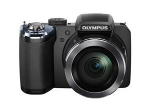 OLYMPUS SP-820UZ iHS Black 14 MP 40X Optical Zoom Digital Camera HDTV Output