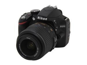 Nikon D3200 Black 24.2 MP CMOS Digital SLR Camera with 18-55mm Lens