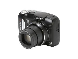 Canon PowerShot SX120 IS Black 10.0 MP 10X Optical Zoom Digital Camera