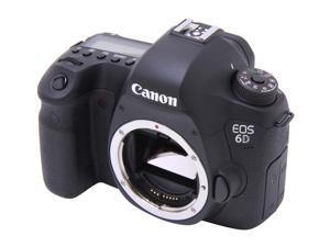 Canon EOS 6D (8035B002) Digital SLR Cameras Black Approx. 20.2 MP Digital SLR Camera - Body Only