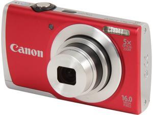Canon PowerShot A2500 Red 16 MP 28mm Wide Angle Digital Camera Canon PowerShot A2500 Red 16 MP 28mm Wide Angle Digital Camera