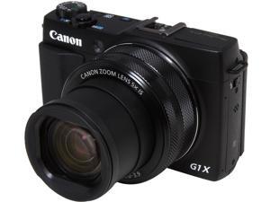 Canon PowerShot G1 X Mark II Black 12.8 MP 5X Optical Zoom 24mm Wide Angle Digital Camera Canon PowerShot G1 X Mark II Black 12.8 MP 5X Optical Zoom 24mm Wide Angle Digital Camera