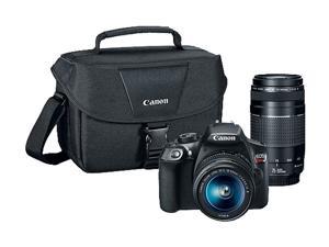 Canon EOS Rebel T6 DSLR Camera with 18 - 55 mm and 75 - 300 mm Lenses Kit