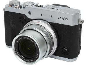 FUJIFILM X30 Silver 12.0 MP 4X Optical Zoom 28mm Wide Angle Digital Camera HDTV Output FUJIFILM X30 Silver 12.0 MP 4X Optical Zoom 28mm Wide Angle Digital Camera HDTV Output
