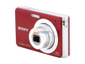 NeweggBusiness - SONY Cyber-shot DSC-W190 Red 12.1 MP 3X Optical