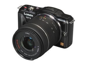 Panasonic LUMIX DMC-GF5K Black 12.1 MP 3.0" 920K Touch LCD Digital Interchangeable Lens System Camera w/ 14-42mm Lens Panasonic LUMIX DMC-GF5K Black 12.1 MP 3.0" 920K Touch LCD Digital Interchangeable Lens System Camera w/ 14-42mm Lens