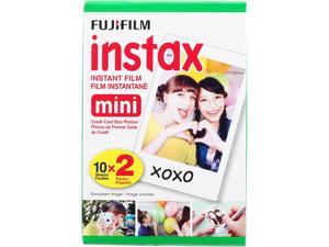 FUJIFILM 16437396 Instax Mini Instant Daylight Film, Twin Pack, 20 Exposures, ISO 800.