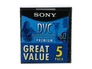 SONY DVM60PRL MiniDV Tape (5 packs) SONY DVM60PRL MiniDV Tape (5 packs)