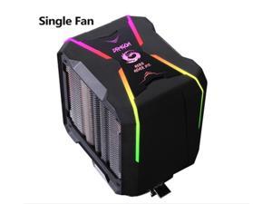 CPU Cooler RGB 90mm PWM Single Fan Cooling For Intel LGA1150 1151 1155 1156 775 AMD AM3 AM4 Cooler RGB CPU Cooler For PC