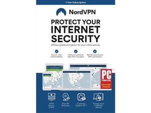 NordVPN Internet Security and Privacy Software for Windows/MacOS/Android/iOS - 6 Devices - 12 month VPN Subscription - OEM NordVPN Internet Security and Privacy Software for Windows/MacOS/Android/iOS - 6 Devices - 12 month VPN Subscription - OEM