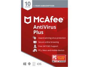 McAfee Antivirus Plus - 10 Devices / 1 Year McAfee Antivirus Plus - 10 Devices / 1 Year