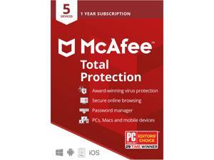 McAfee Total Protection - 5 Devices / 1 Year McAfee Total Protection - 5 Devices / 1 Year