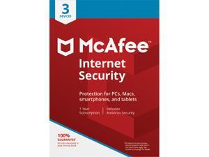 McAfee Internet Security, 3 Devices, 1 Year - Download