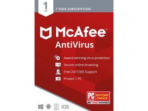 McAfee AntiVirus 2022 - 1 Year / 1-PC (Key Card)