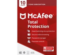 McAfee Total Protection 2022 - 1 Year / 10 Devices (Key Card)