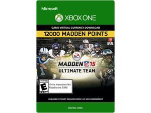 Madden NFL 17 - 12000 Ultimate Team Points XBOX One CD Key