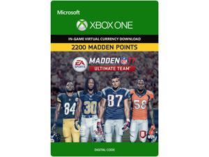 Madden NFL 17 MUT 2200 Madden Points Pack Xbox One Digital Code