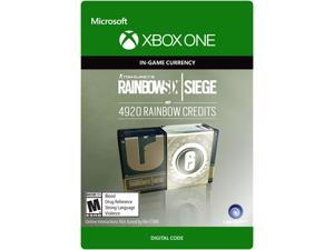 Tom Clancy's Rainbow Six Siege Currency pack 4920 Rainbow credits Xbox One [Digital Code]