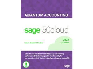 Sage 50cloud QUANTUM ACCOUNTING 2022 U.S. 1-USER ONE YEAR SUBSCRIPTION [Download]