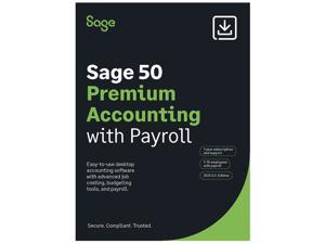 Sage SAGE 50 PREMIUM ACCOUNTING WITH PAYROLL 2023 US 1USER 1YEAR SUBSCRIPTION Download