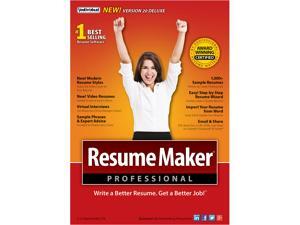 Individual Software ResumeMaker Professional Deluxe 20 Individual Software ResumeMaker Professional Deluxe 20