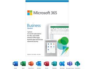 Microsoft 365 Business Standard | 12-Month Subscription, 1 person | Premium Office Apps | 1TB OneDrive cloud storage | PC/Mac Keycard