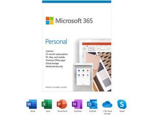 Microsoft 365 Personal | 12-Month Subscription, 1 person | Premium Office apps | 1TB OneDrive cloud storage | PC/Mac Keycard