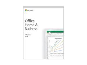 Microsoft Office Home & Business 2019 | One time purchase, 1 device | Windows 10 PC/Mac Keycard