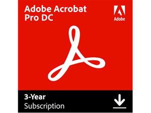 Adobe Acrobat Pro DC for Windows & Mac - Digital Membership [Prepaid 3 Year]
