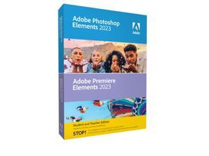 Adobe Photoshop Elements & Premiere Elements 2023 - Student & Teacher - Verification Required